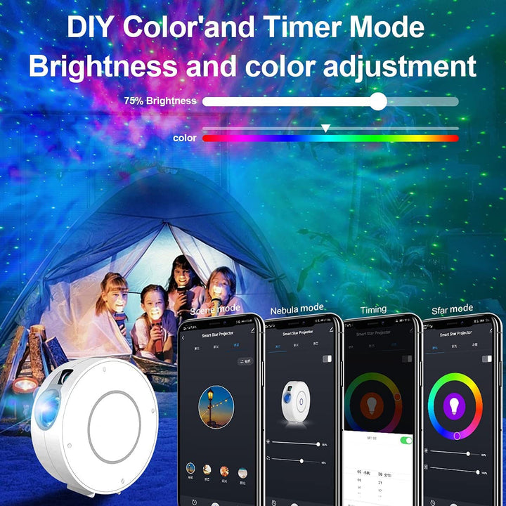 Galaxy Projector with Voice Assistant