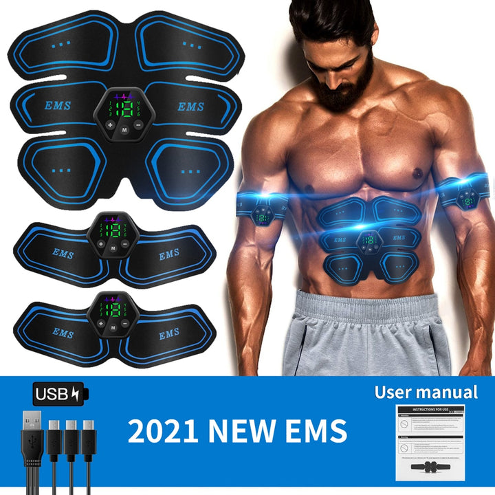 EMS LCD Display Men Muscle Stimulator