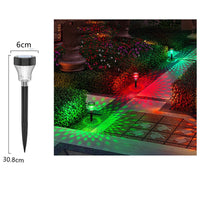 Waterproof Lawn Solar Lamp with Charging RGB Color