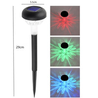 Waterproof Lawn Solar Lamp with Charging RGB Color