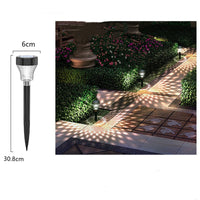 Waterproof Lawn Solar Lamp with Charging RGB Color