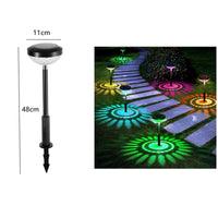 Waterproof Lawn Solar Lamp with Charging RGB Color