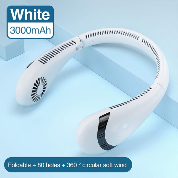 Portable Folding Bladeless Hanging Neck Fan