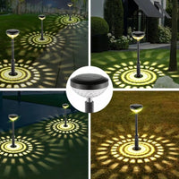 Waterproof Lawn Solar Lamp with Charging RGB Color